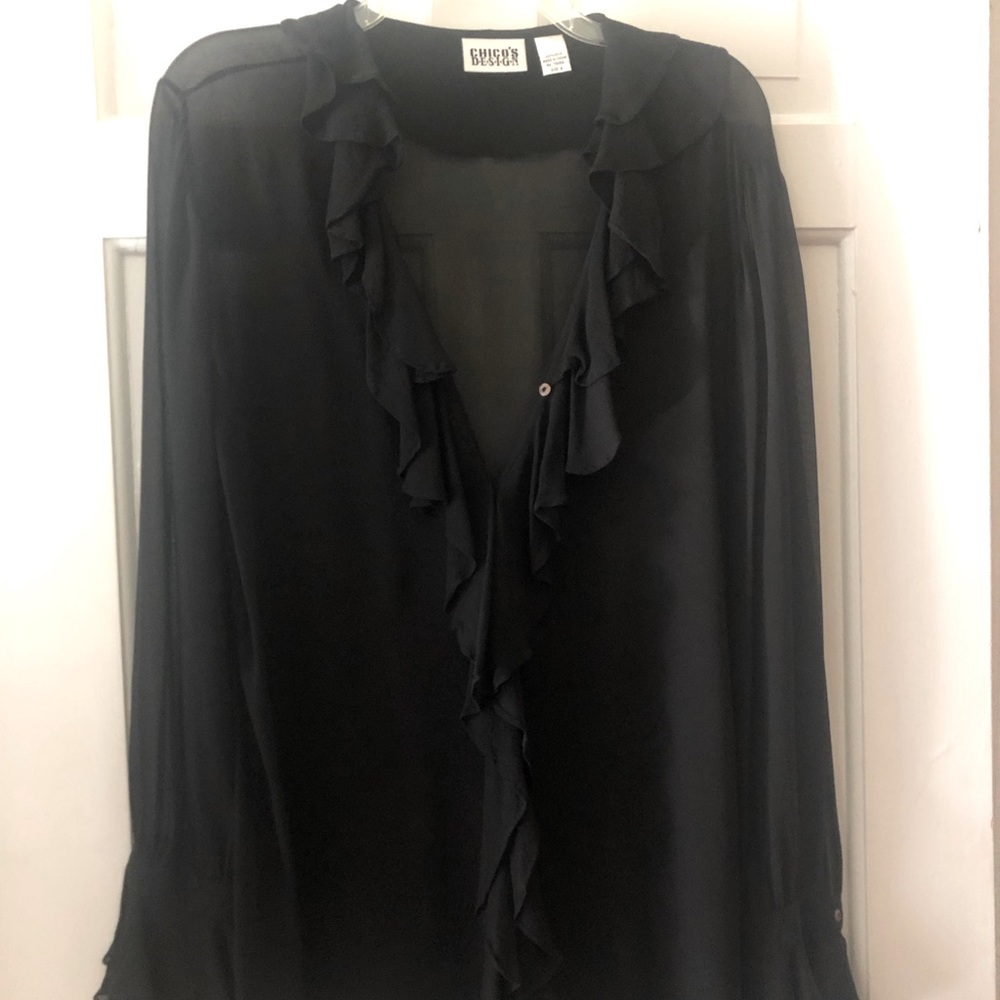 Womens dress Chicos holiday shirt